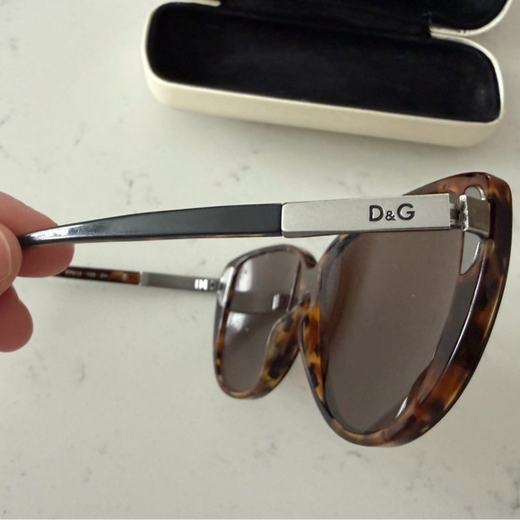 D&G Brown Tortoise Sunglasses